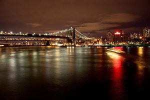 vista ponte di notte